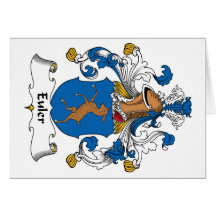 Euler Familienwappen Grußkarte