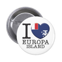 Europa-Insel Anstecknadelbutton