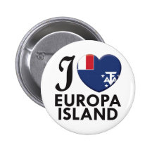 Europa-Insel-Liebe Anstecknadelbutton