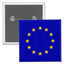Europa-Qualitäts-Flagge Anstecknadelbutton