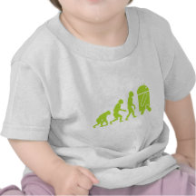 Évolution androïde t-shirts