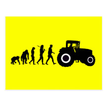 Évolution d'agriculteurs d'élever des conducteurs  cartes postales
