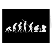 Évolution de Gamer de jeu de jeux vidéo Cartes De Vœux