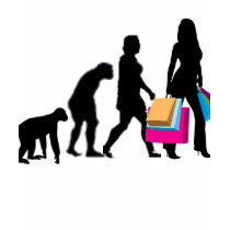 Evolution der Frau