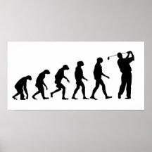 Evolution des Golfs Posterdrucke