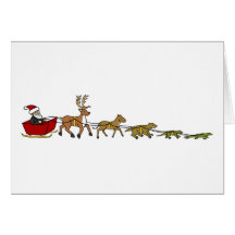 Evolution von Weihnachten Karte