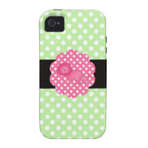 Extravaganter rosa Löwe Vibe iPhone 4 Case