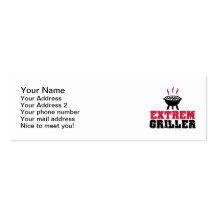 Extrem Griller Business Card Template