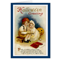 Fabulation de Halloween Carte