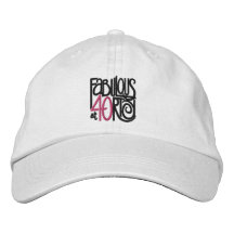 Fabuleux au chapeau brodé par 40rty