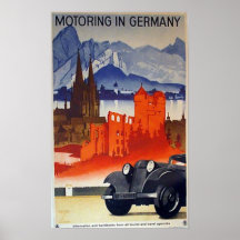 Fahren in Deutschland Plakate