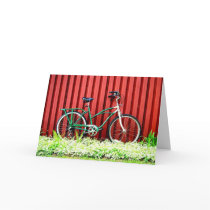 Fahrrad-Gruß-Karte