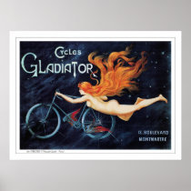 Fahrrad-Plakat - Zyklus-Gladiator - George Massias