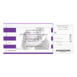 Faire-part de mariage de billet d'événement