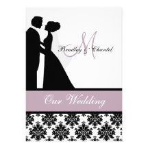 Faire-part de mariage de couples de mariage de lav