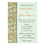 Faire-part de mariage d'oiseaux et de fleurs de Wi