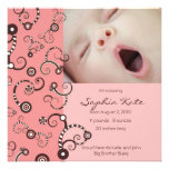 Faire-part de naissance de bébé