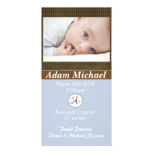 Faire-part de naissance de bébé cartes avec photo