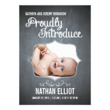 Faire-part de naissance de tableau