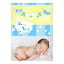 Faire-part de naissance - garçon