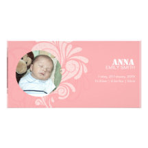 Faire-part de naissance - pirouettes 2 photocarte