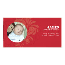 Faire-part de naissance - pirouettes 3 cartes avec photo