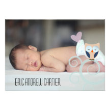 Faire-part de photo de bébé