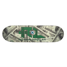 Fait dans la plate-forme extrême d'argent skateboards personnalisés