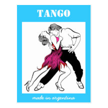 Fait dans le tango de l'Argentine Carte Postale