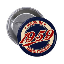 Fait en 1959 badges