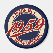 Fait en 1959 magnets