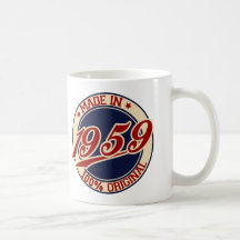 Fait en 1959 tasses