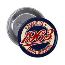 Fait en 1963 badges