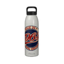 Fait en 1963 bouteille d'eau réutilisable