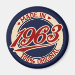 Fait en 1963 magnets pour réfrigérateur