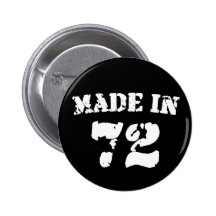 Fait en 1972 badge