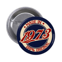 Fait en 1973 badges