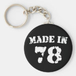 Fait en 1978 porte-clef
