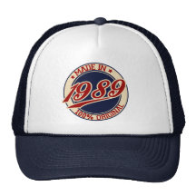 Fait en 1989 casquettes