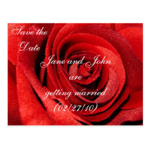 Faites gagner la date - faire-part de mariage cartes postales
