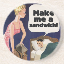 Faites-moi un sandwich dessous de verres