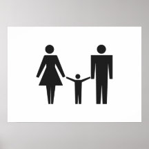Family Silhouette Posters