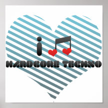 Fan inconditionnelle de techno posters