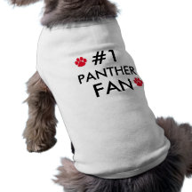 Fanbehälter des Panther-#1 Hunde T Shirts