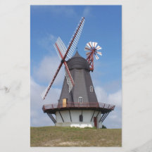 Fanoe Windmühle Dänemark Flyerdruck