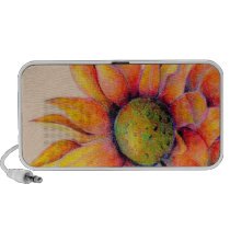 Fantasie-Blume in der Orange
