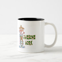 Fantastische Arbeit Kaffee Tasse