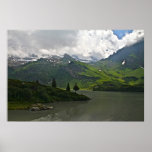 Fantastische die Schweiz-Alpen Plakat oder Leinwan