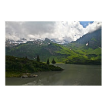 Fantastische die Schweiz-Alpen Plakat oder Leinwan poster