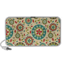 Fantastisches Vintages Retro mit Blumenabstraktes